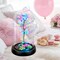 Rotating Light-Up Rose in Glass Dome – Valentine’s, Birthday, Mother’s Day & Anniversary Gift for Her